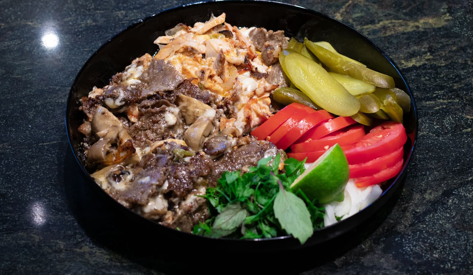 دونر پنیری مخلوط