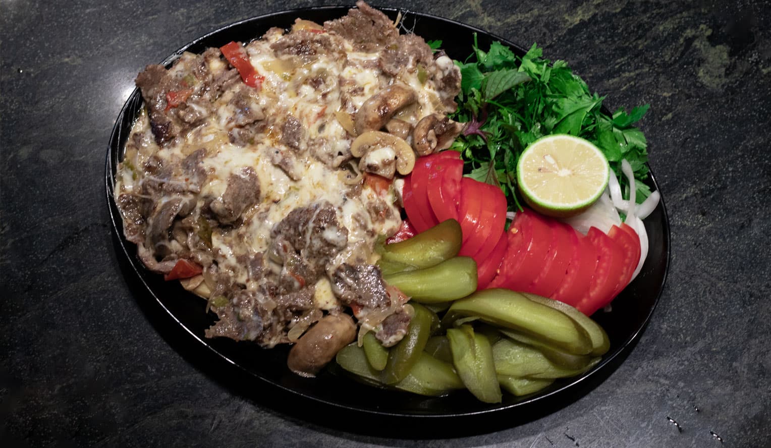 دونر پنیری گوشت