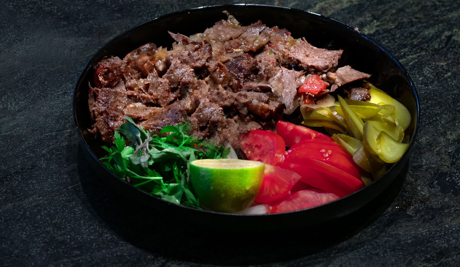 دونر گوشت (بدون قارچ و پیاز)